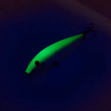 Vintage Rapala Original Floater F7 UV, 1/8oz CH (Chartreuse) fishing lure #10890