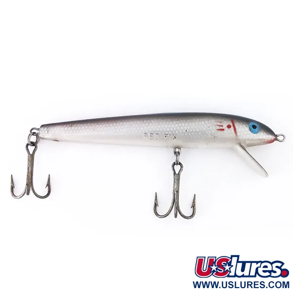 Vintage   Cotton Cordell Red Fin, 1/3oz Silver fishing lure #10894