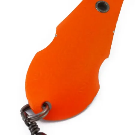 Panther Martin Zig Zag con Penna UV, 3/5oz Fluorescent Orange Glow in UV light, Fluorescent fishing spoon #10899