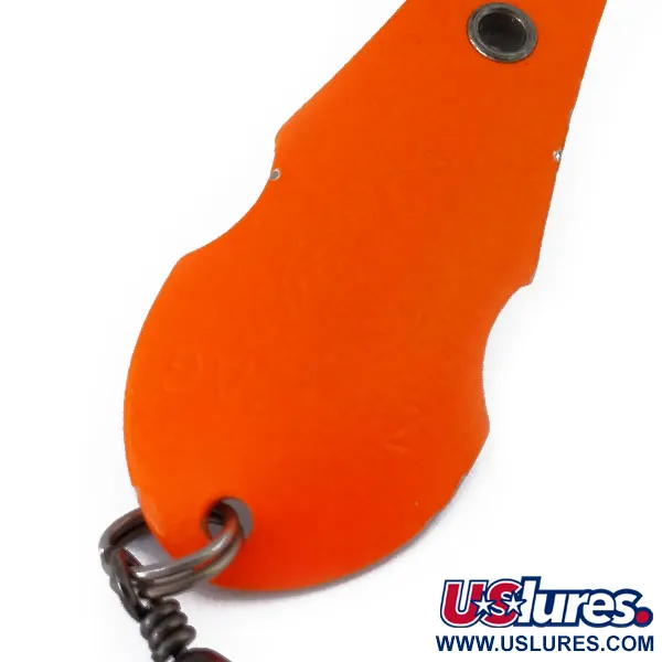   Panther Martin Zig Zag con Penna UV, 3/5oz Fluorescent Orange Glow in UV light, Fluorescent fishing spoon #10899