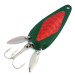 Vintage  Marathon Bait Company Marathon (with sonic blades), 2/5oz Green / Red / Nickel fishing spoon #10900