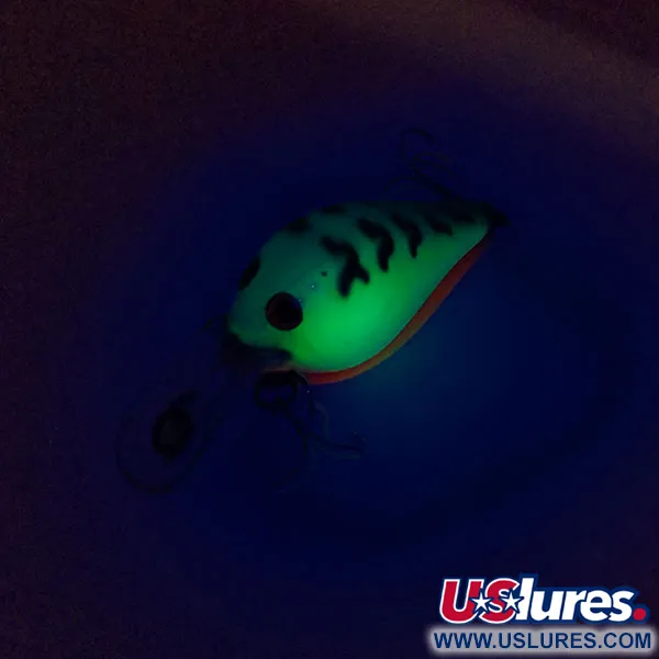 Vintage Rapala Fat Rap FR 4, 1/4oz Fire Tiger fishing lure #10906