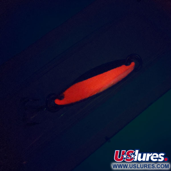  Acme Kastmaster UV, 1/8oz Nickel / Orange fishing spoon #10908