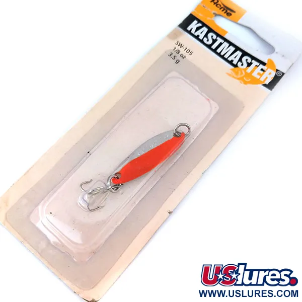 Acme Kastmaster UV, 1/8oz Nickel / Orange fishing spoon #10908