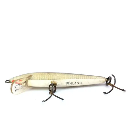 Vintage Rapala Original Floater F6, 3/32oz S (Silver) fishing lure #10923
