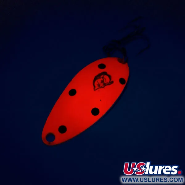  Eppinger Dardevle Devle Dog 5200 UV, 1/4oz Red / Black / Nickel fishing spoon #10931