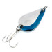 Vintage  Acme K.O. Wobbler, 1/4oz Nickel / Blue fishing spoon #10932