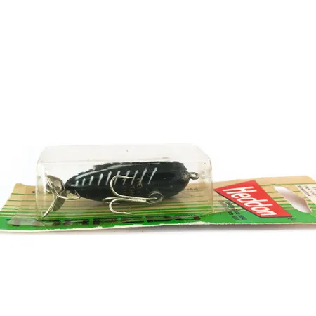 Heddon Tiny Torpedo, 1/4oz Black / White fishing lure #10950