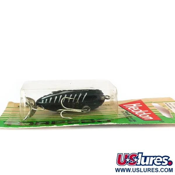   Heddon Tiny Torpedo, 1/4oz Black / White fishing lure #10950