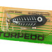   Heddon Tiny Torpedo, 1/4oz Black / White fishing lure #10950