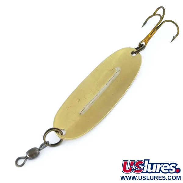 Vintage Williams Wabler W40, 1/4oz Gold fishing spoon #10962