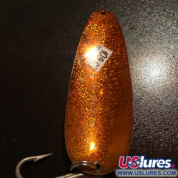 Vintage  Eppinger Dardevle Crystal, 1oz Crystal (Copper) fishing spoon #10963