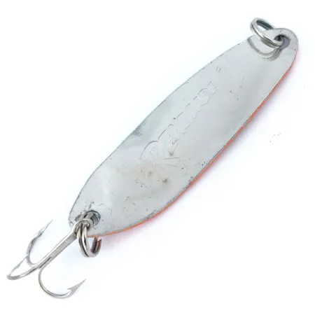 Vintage Renegade Crystalina Spoon , 1/3oz Blue / Orange / Silver fishing spoon #10976