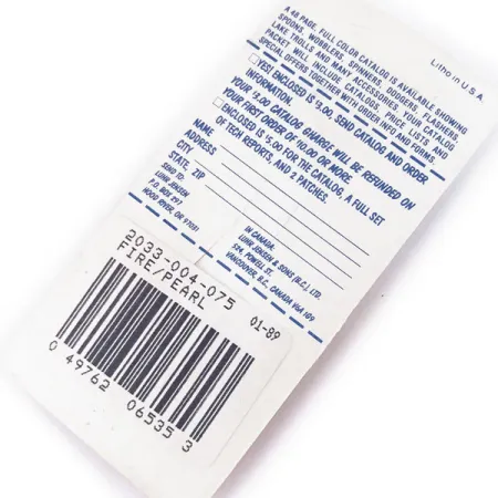 Luhr Jensen Pro Trout 4 UV, 1/4oz Fire Pearl spinning lure #10979