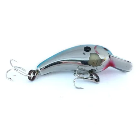 Vintage Cotton Cordell Big O, 1/8oz Light Blue Metallic fishing lure #10989