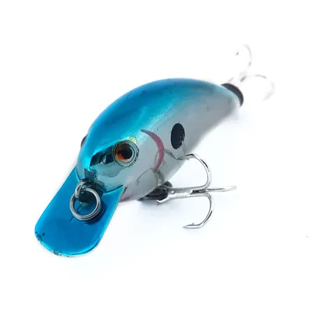 Vintage Cotton Cordell Big O, 1/8oz Light Blue Metallic fishing lure #10989