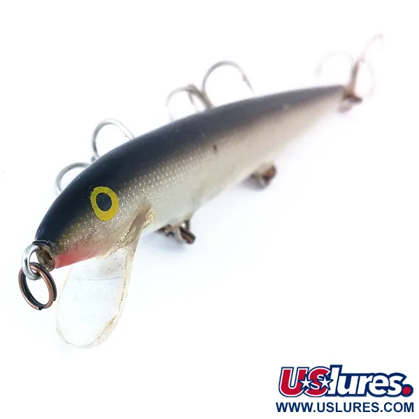 Vintage Rapala Original Floater F11, 3/16oz S (Silver) fishing lure #10991