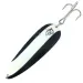 Vintage  Eppinger Dardevle , 1oz White / Black / Nickel fishing spoon #11016