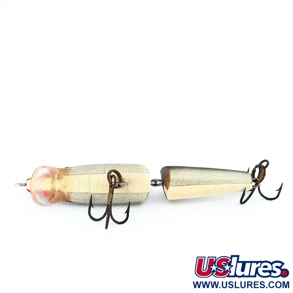Vintage Rapala jointed J7, 1/4oz S (Silver) fishing lure #11029