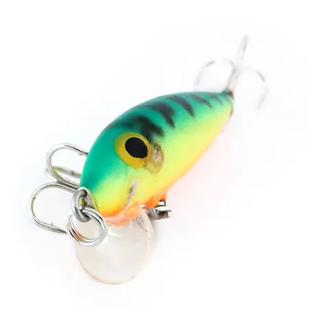 Vintage Rapala Countdown S4 UV, 1/8oz Fire Tiger fishing lure #11031
