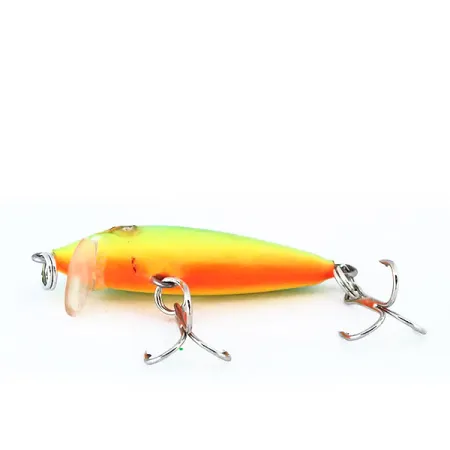 Vintage Rapala Countdown S4 UV, 1/8oz Fire Tiger fishing lure #11031