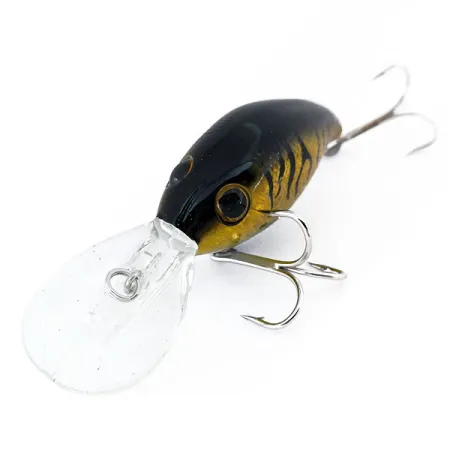 Bass Pro Shops XPS Lazer Eye Deep Diver, 2/5oz Golden Tiger fishing lure #11036