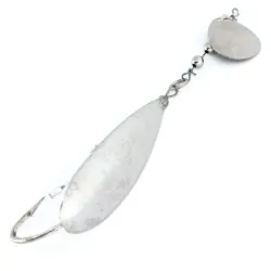 Weedless Johnson Silver Minnow with spinner blade