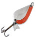 Vintage  Acme K.O. Wobbler, 1/4oz Nickel / Red fishing spoon #11058
