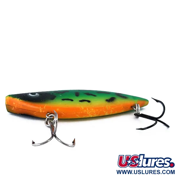 Vintage   Bill Lewis Rat-L-Trap UV, 1/2oz Fire Tiger fishing lure #11061