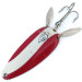 Vintage  Eppinger Dardevle Dardevlet Klicker, 3/4oz Red / White / Nickel fishing spoon #11062