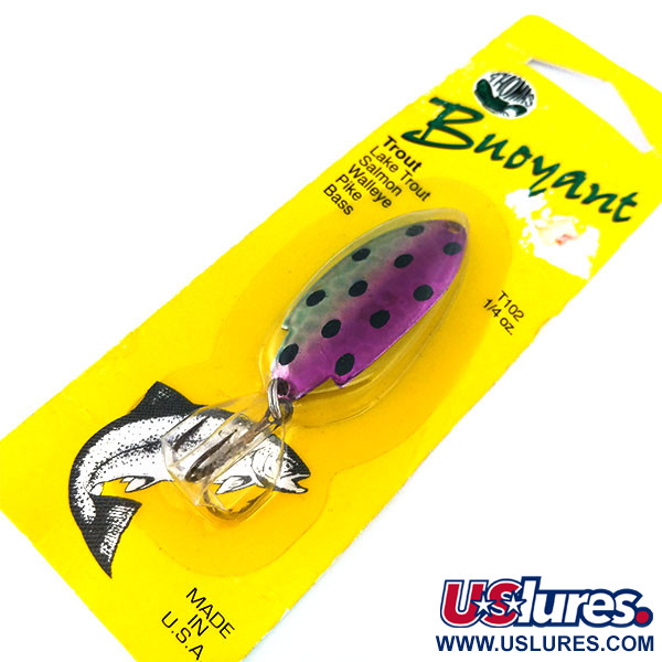   Thomas Buoyant, 1/4oz Purple Trout fishing spoon #11063