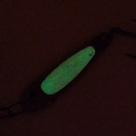 Vintage Hopkins Smoothie UV Glow Jig Lure, 2/5oz Nickel / Red / Pink fishing spoon #11068
