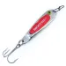 Vintage   Hopkins Smoothie UV Glow Jig Lure, 2/5oz Nickel / Red / Pink fishing spoon #11068