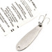   Hopkins shorty 75 Jig Lure, 3/4oz Nickel fishing spoon #11071