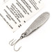   Hopkins shorty 75 Jig Lure, 3/4oz Nickel fishing spoon #11071