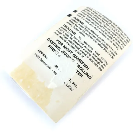 Hopkins Shorty Jig Lure, 3/4oz Hammered Gold fishing spoon #11072