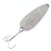Vintage  Worth Chippewa Steel Spoon, 3/5oz Red / White / Nickel fishing spoon #11082