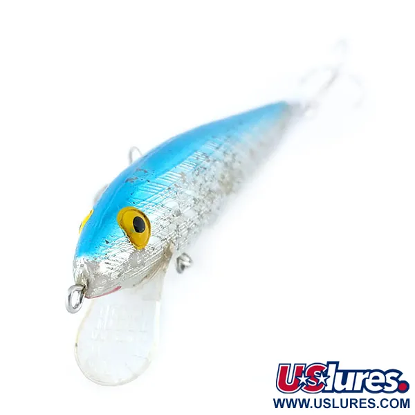 Vintage Rebel Floater F9, 1/4oz Light Blue Silver fishing lure #11086