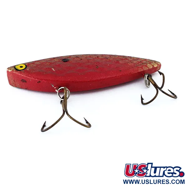 Vintage   Strike King Diamond Shad , 1/2oz Dark Red fishing lure #11089