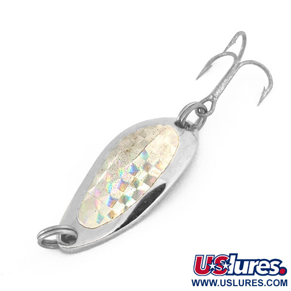 Vintage  Luhr Jensen Little Jewel, 3/16oz Nickel fishing spoon #11132