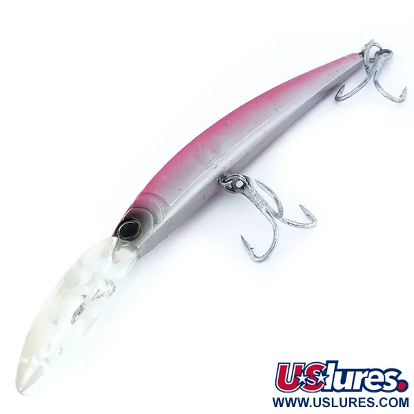 Vintage FishHouse USA FishHouse Crystal Minnow Deep Diver, 1oz Rainbow Pink fishing lure #11137