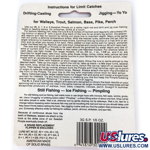 Bay de Noc Swedish pimple 3G