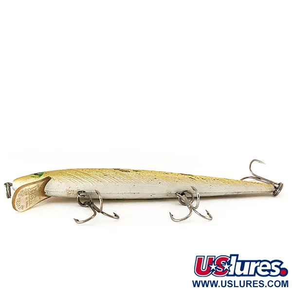 Vintage Rebel Floater F12, 1/3oz Gold / Orange fishing lure #11148