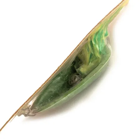 Hydro Lures Weedless Hydro Spoon, 3/5oz Green fishing spoon #11152