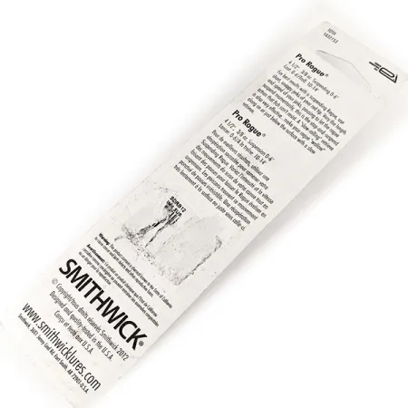 Smithwick Suspending Rattlin’ Rogue, 2/5oz White fishing lure #11154