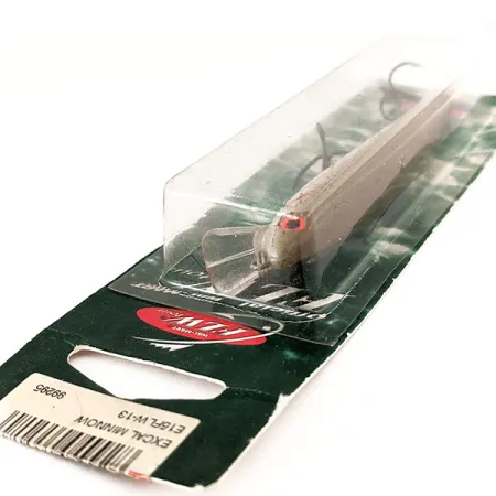 Rebel Floating Ghost Minnow Excallibur Hooks, 1/4oz Ghost  fishing lure #11155