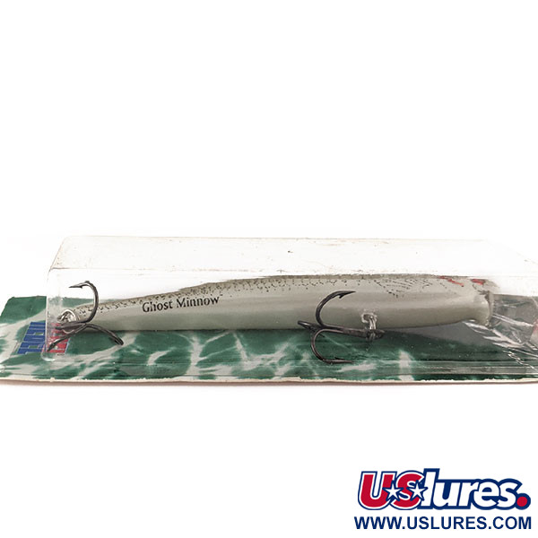   Rebel Floating Ghost Minnow Excallibur Hooks, 1/4oz Ghost  fishing lure #11155