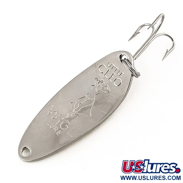 Seneca Little Cleo (Hula Girl) UV, 1/3oz Yellow / Red / Nickel fishing spoon #11156