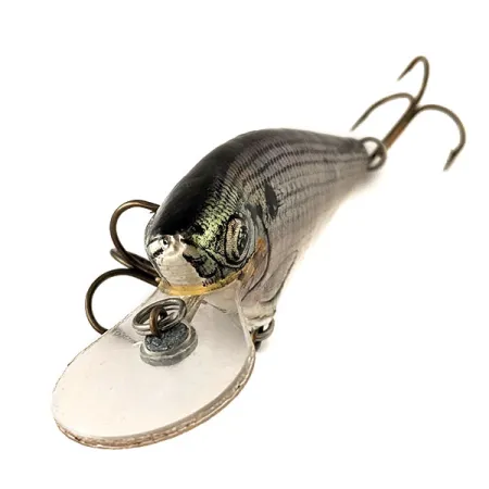 Vintage Bagley Balsa Small Fry Shad, 1/2oz Shad fishing lure #11181