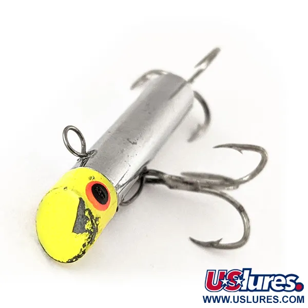 Vintage   Sea Striker Got-Cha Gotcha G1002 Series, 1/2oz Nickel / Yellow fishing spoon #11184